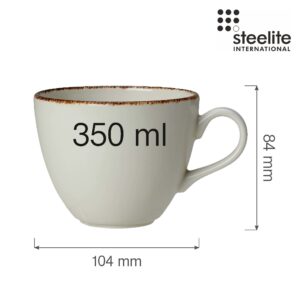 Šálka na cappuccino Dapple Brown 350 ml, 1 ks