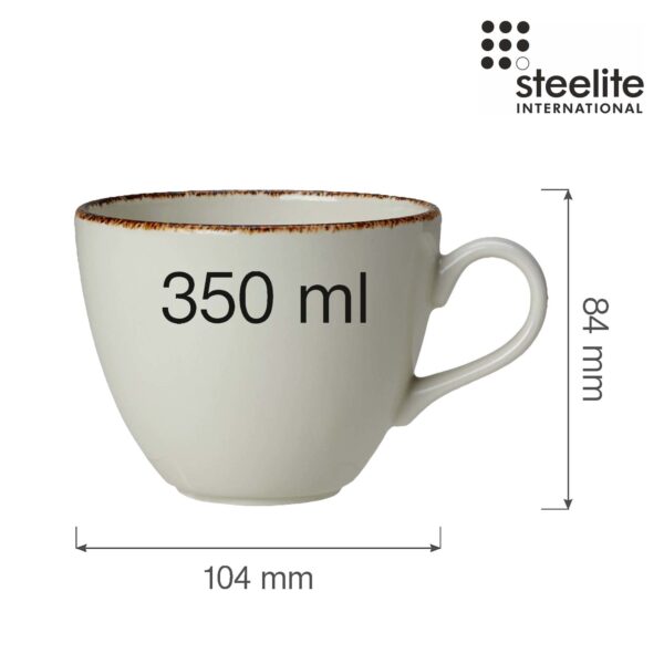 Šálka na cappuccino Dapple Brown 350 ml, 1 ks