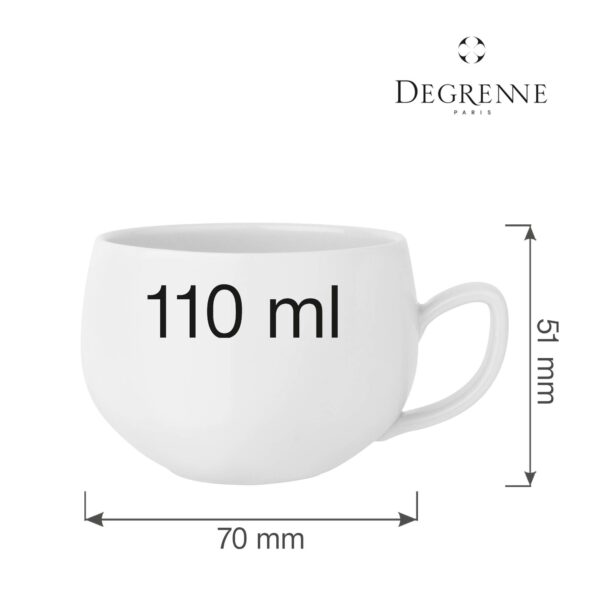 Šálka ​​na espresso Salam The Blanc, 110 ml, 1 ks