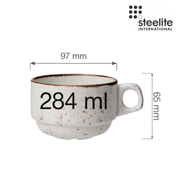 Stohovateľný pohár Craft White 284 ml, 1 ks