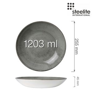 Miska coupe Urban Smoke 255 mm, 1 ks