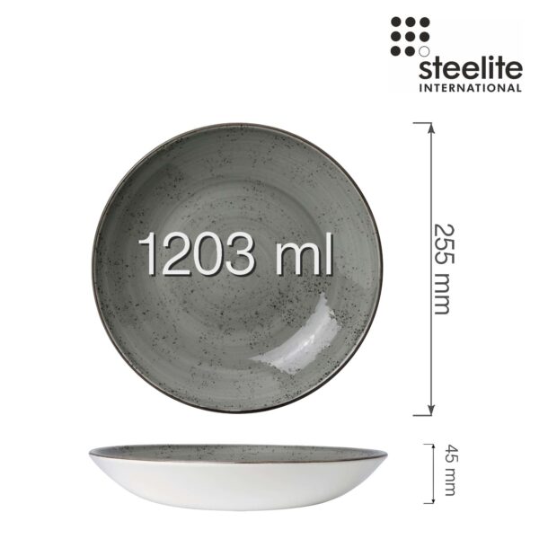 Miska coupe Urban Smoke 255 mm, 1 ks