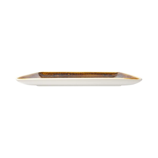 Štvorcový tanier Vesuvius Amber 270 mm x 270 mm, 1 ks - Image 4