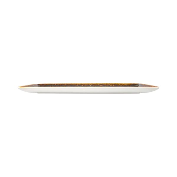 Obdĺžnikový tanier Vesuvius Amber 330 mm x 190 mm, 1 ks - Image 4