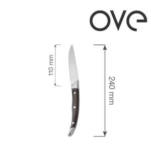 Steakový nôž, sada 6 ks v darčekovej krabičke, OVE, 240 mm, 1 ks