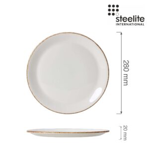Tanier plytký Brown Dapple 280 mm, 1 ks
