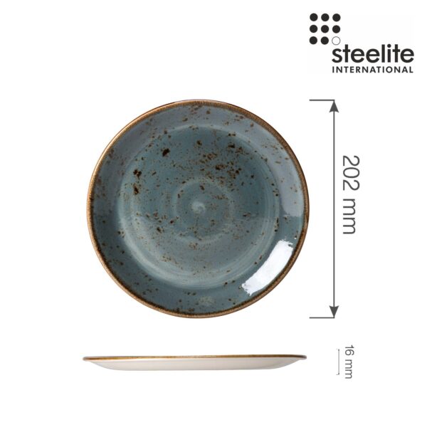 Craft Blue plytký tanier 202mm, 1 ks