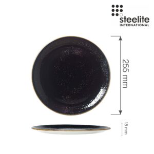 Tanier plytký Craft Liquorice  252 mm, 1 ks