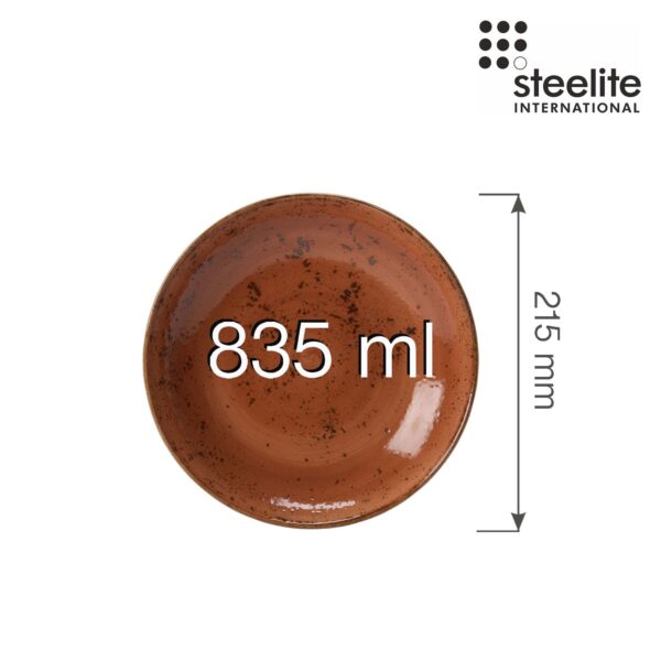 Tanier coupe Craft Terracotta  215 mm