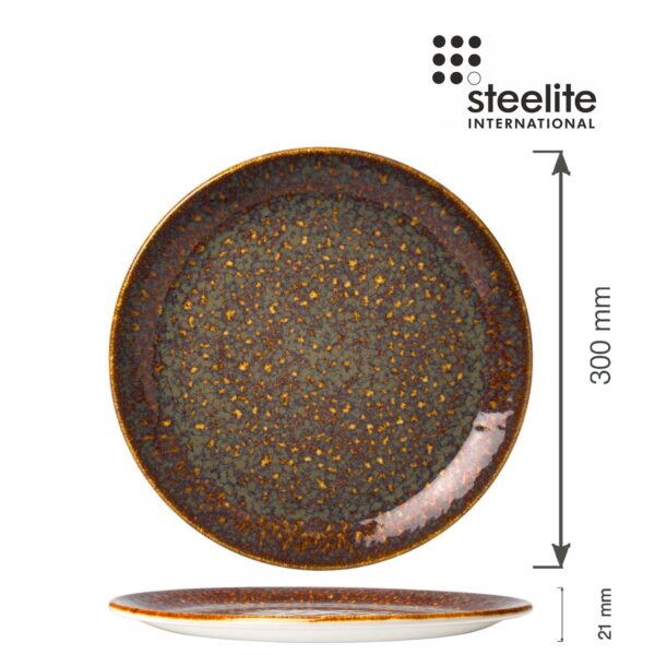 Vesuvius Amber plytký tanier 300 mm , 1 ks