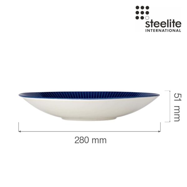 Gourmet Willow Azure tanier hlboký 280 mm, 1 ks