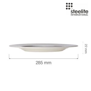 Plytký tanier s veľkým okrajom Willow Mist 285 mm, 1 ks