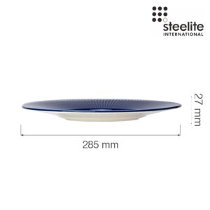 Plytký tanier so stredným okrajom Willow Azure 285 mm, 1 ks