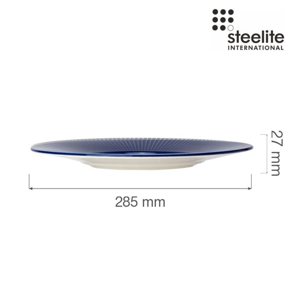 Plytký tanier so stredným okrajom Willow Azure 285 mm, 1 ks