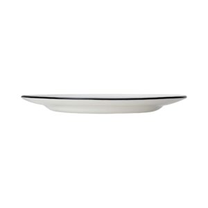 Tanier plytký Bead Black Band 285 mm, 1 ks