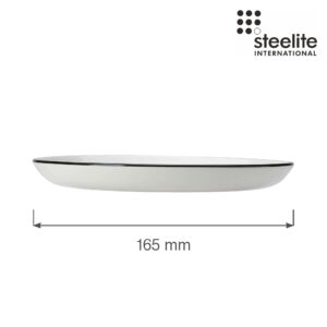 Tanier plytký Coupe Asteria Nordic 165 mm, 1 ks