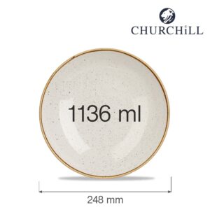 Miska Stonecast Barley White 248 mm, 1 ks