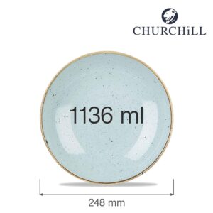 Miska Stonecast Duck Egg Blue Coupe 1136 ml, 1ks