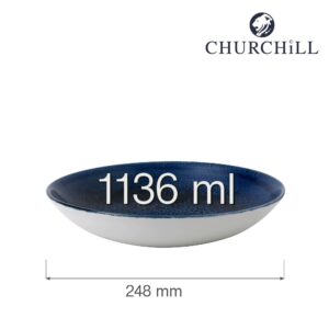 Miska Stonecast Plume Ultramarine 248 mm, 1 ks