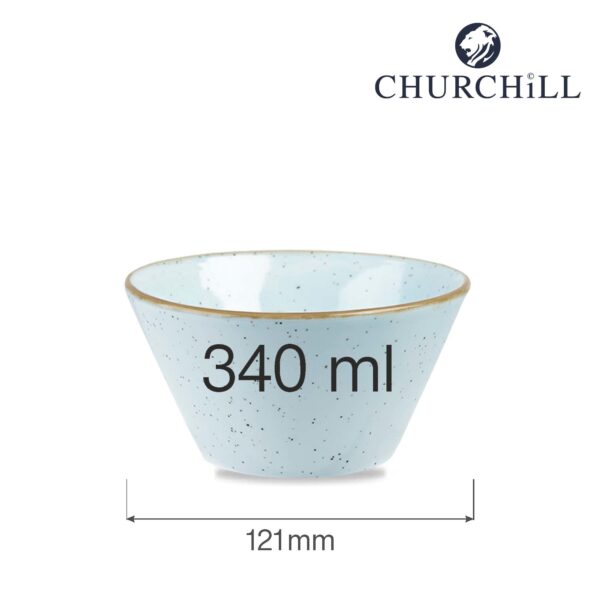 Kónická miska Stonecast Duck Egg Blue 340 ml, 121 mm, 1 ks