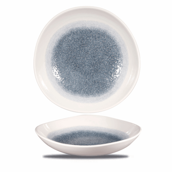 Miska v organickom tvare Raku Topaz Blue 1100 ml, 1 ks