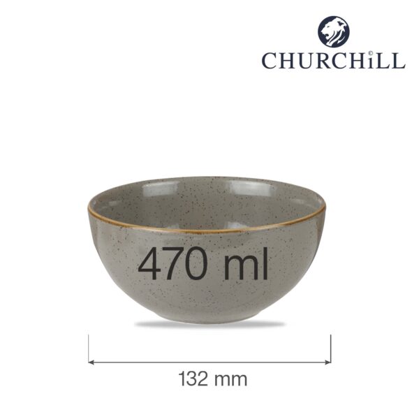 Miska Stonecast Peppercorn Gray 470 ml, 132 mm, 1 ks