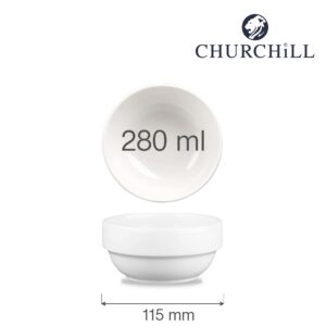 Stohovateľná miska Profile 280 ml, 115 mm, 1ks