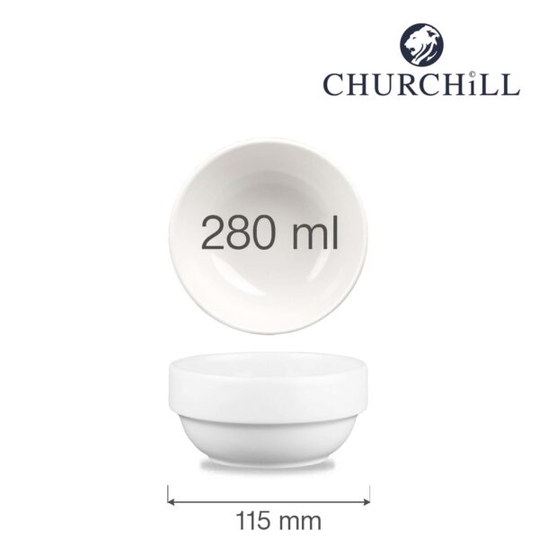 Stohovateľná miska Profile 280 ml, 115 mm, 1ks