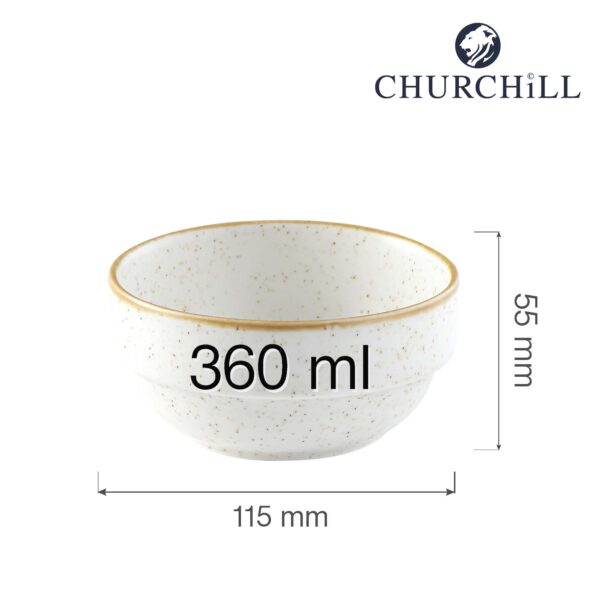 Stonecast Barley White stohovateľná misa 115x(V)55 mm, 1 ks
