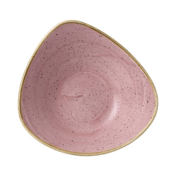 Trojuholníková misa Stonecast Petal Pink 235 mm, 600 ml, 1 ks - Image 2