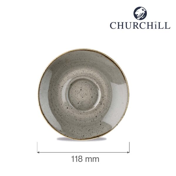 Podšálka na espresso Stonecast Peppercorn Gray 118 mm, 1 ks