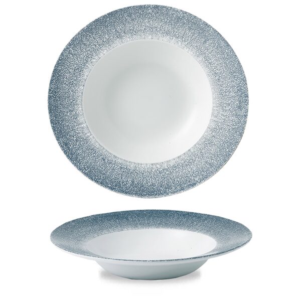 Tanier na pastu Raku Topaz Blue 280 mm