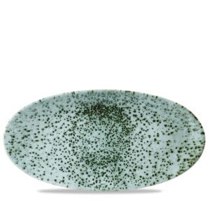 Tanier oválny Mineral Green s rozmermi 299x150mm, 1 ks