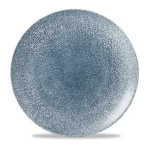 Tanier plytký  Raku Topaz Blue 288 mm, 1 ks