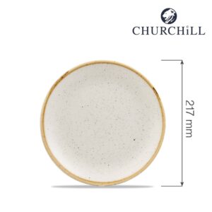 Tanier plytký Stonecast Barley White 217 mm, 1 ks