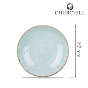 Tanier plytký Stonecast Duck Egg Blue 165 mm, 1 ks