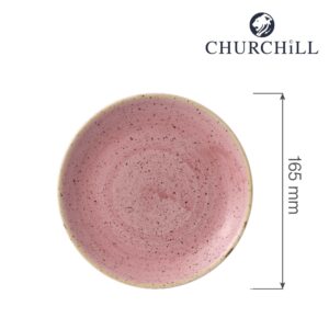 Tanier plytký  Stonecast Petal Pink 165 mm, 1 ks