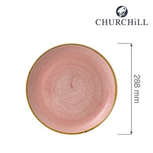 Tanier plytký Stonecast Petal Pink 288 mm, 1 ks