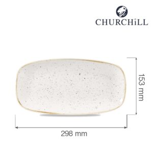 Tanier obdlžníkový Barley White 298x153 mm