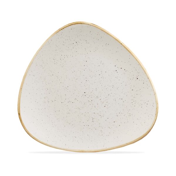 Trojuholníkový tanier  Stonecast Barley White  229 mm, 1 ks - Image 2