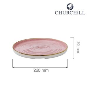 Tanier s vysokým okrajom Petal Pink, 260mm, 1 ks