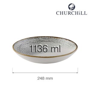 Miska coupe Homespun Accents Jasper Gray 248 mm