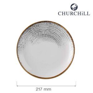 Tanier plytký Homespun Accents Jasper Grey 217 mm, 1 ks