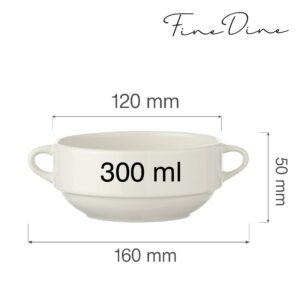 Miska bujónovka Crema 300 ml, 1 ks