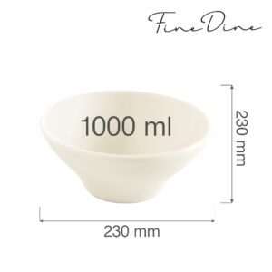 Miska kónická Crema 1000 ml, 190x75 mm, 1 ks