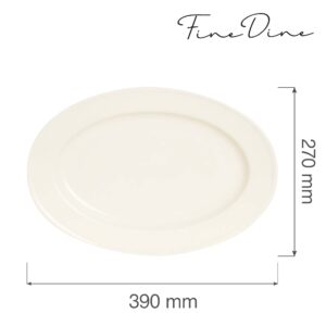 Tanier oválny Crema 390x270 mm, 1 ks