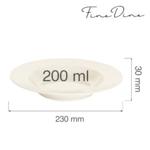 Tanier hlboký Crema 230 mm, 1 ks