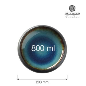 Tanier hlboký Lazur 203 mm, 1 ks