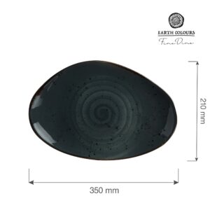 Organický tvarovaný tanier Arando 350x210 mm, 1 ks