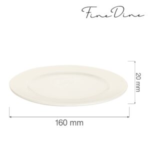 Tanier plytký Crema 160 mm, 1 ks